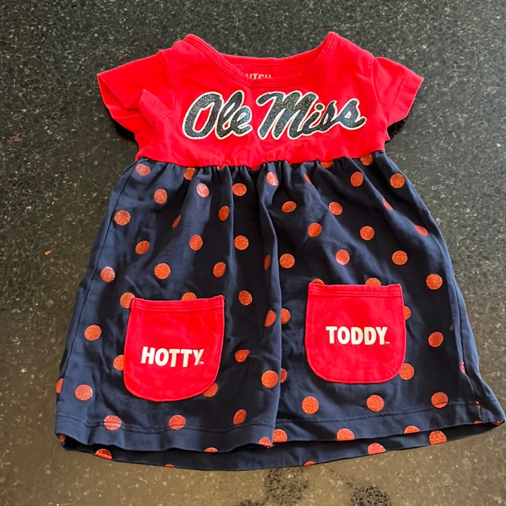 Girls size 12-18 Monrhs Ole Miss Dress